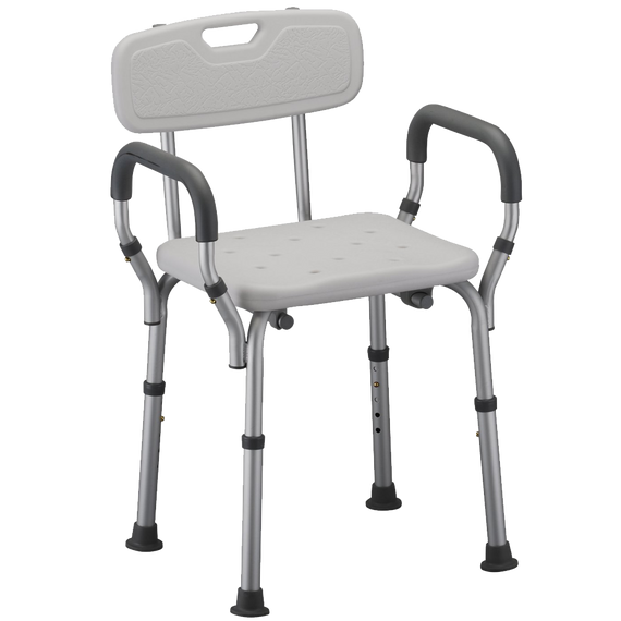 NOVA Medical Products 9026 Quick Release Shower Chair with Back